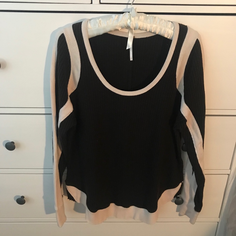 Free People two tone Thermal Sz S NWOT